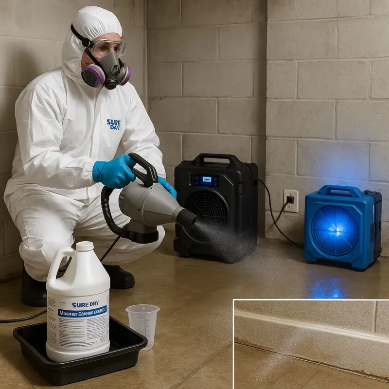 Sanitization and Odor Removal process in Damariscotta, ME